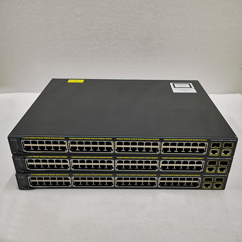 Cisco WS-C2960-48PST-L 2960 48 10/100 PoE + 2 1000BT +2 SFP LAN Base
