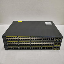Load image into Gallery viewer, Cisco WS-C2960-48PST-L 2960 48 10/100 PoE + 2 1000BT +2 SFP LAN Base