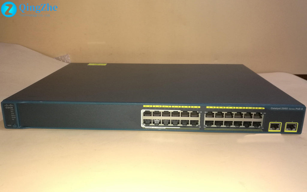 Cisco WS-C2960-24LT-L 2960 24 10/100 8 PoE+ 2 1000BT LAN Base