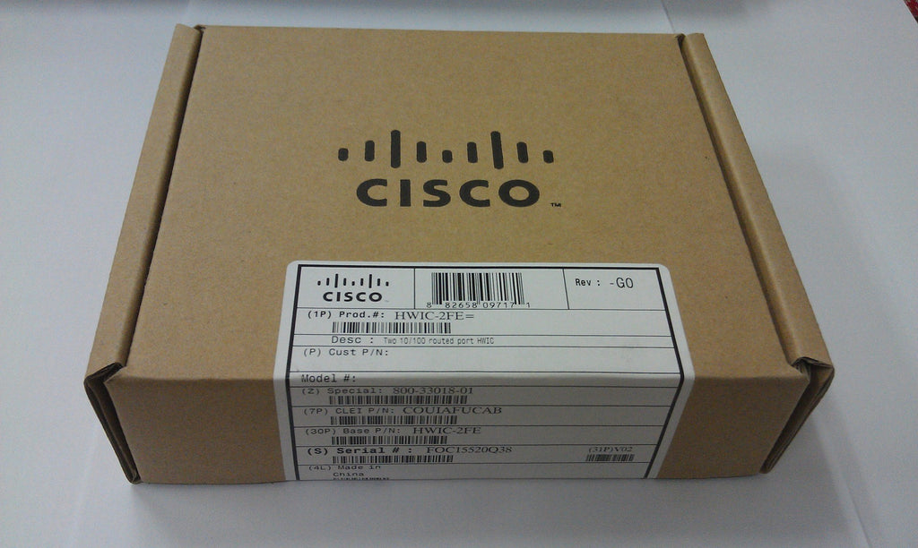 Cisco HWIC-2FE 2-Port Fast Ethernet High-Speed HWIC interface card