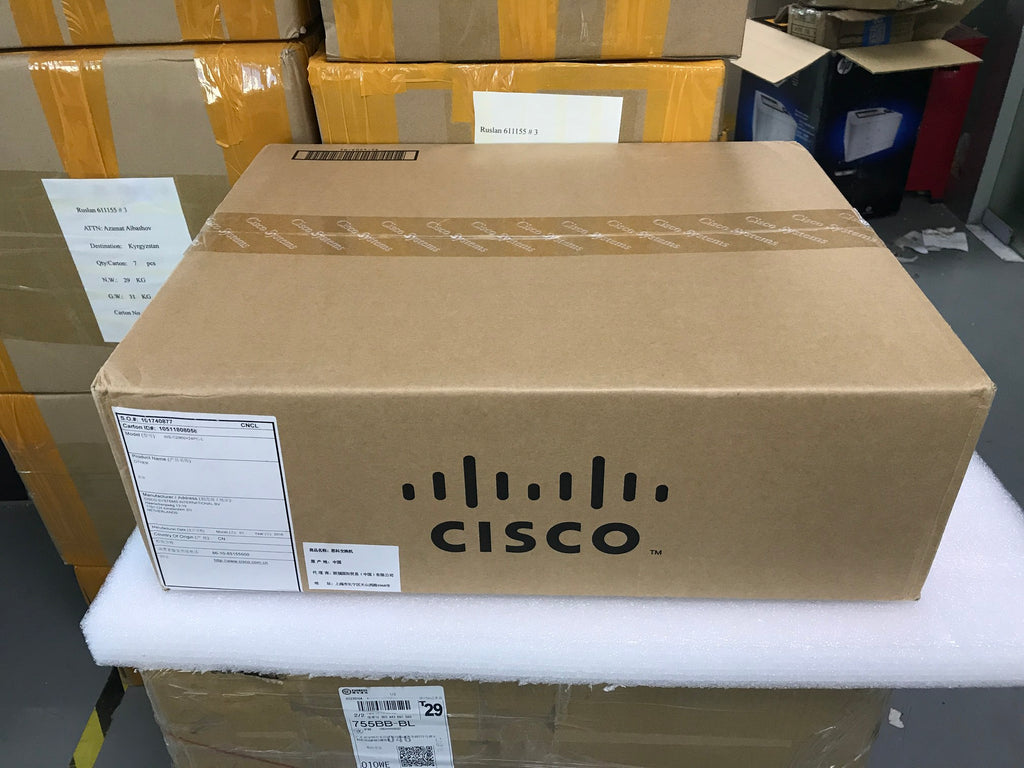 Brand New Cisco Switch WS-C2960+24PC-L Catalyst 2960 Plus 24 10/100 PoE + 2 T/SFP LAN Base
